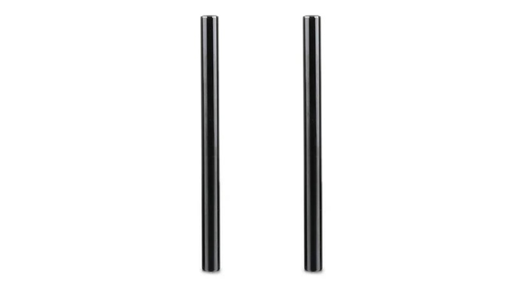 SmallRig 2pcs 15mm Black Aluminum Alloy Rod(M12-20cm) 8inch 1051
